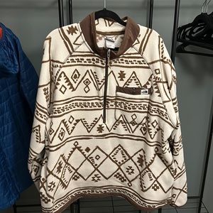 Men’s 3/4 Northface Pullover Fleece